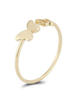 商品Saks Fifth Avenue | ​14K Yellow Gold Butterfly Ring,商家Saks OFF 5TH,价格¥1174图片