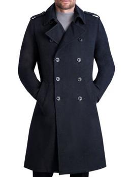 商品Karl Lagerfeld Paris | Double Breasted Trench Coat,商家Saks OFF 5TH,价格¥1076图片