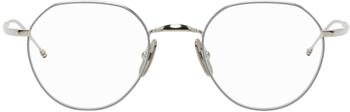 thom browne眼镜, Thom Browne | 银色 TB914 眼镜商品图片 