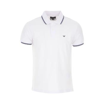 推荐EMPORIO ARMANI 安普里奥·阿玛尼 白色棉质徽标男士POLO衫 8N1FB4-1JPTZ-0100商品