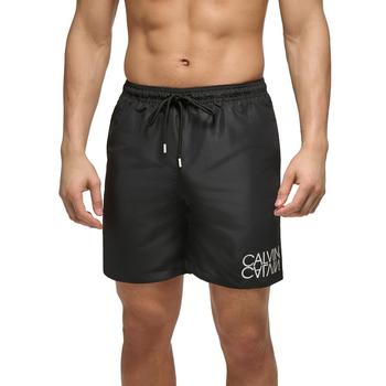 推荐Men's Regular-Fit UPF 50+ Reflection Logo Swim Trunks商品