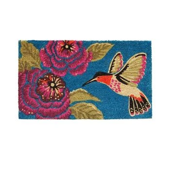 Hummingbird Delight Natural Coir/Vinyl Doormat