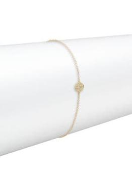 商品Saks Fifth Avenue | 14K Yellow Gold & Diamond Bracelet,商家Saks OFF 5TH,价格¥1997图片