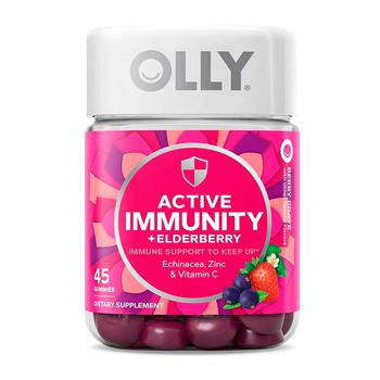 商品Olly Active Immunity + Elderberry Support Gummies, Berry Brave, 45 Ea,商家MyOTCStore,价格¥103图片