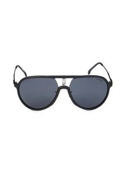 推荐53MM Faux Tortoiseshell Aviator Sunglasses商品