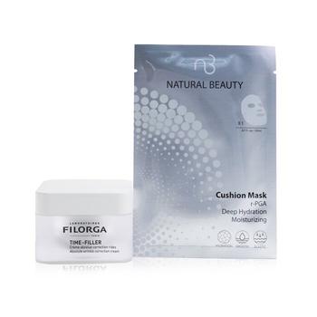 Filorga | Filorga 焕妍时光抗皱面霜 50ml (赠品：自然美r-PGA 超效保湿爆水气垫面膜 6x20ml) 50ml+6x20ml商品图片,额外9.5折, 额外九五折