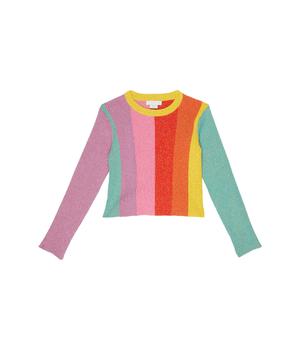 商品Striped Lurex Sweater (Toddler/Little Kids/Big Kids)图片