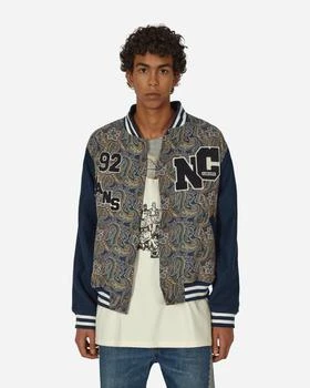 推荐Nigel Cabourn Letterman Jacket Multicolor商品