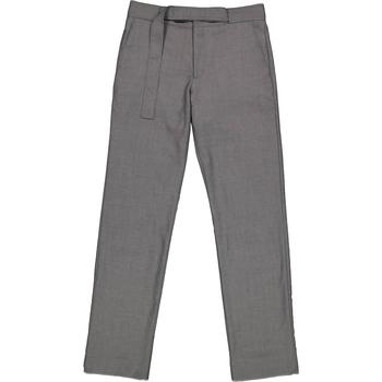 巴宝莉皮带, Burberry | Charcoal Grey Wool English Fit Tailored Trousers With Belt Detail商品图片 7折
