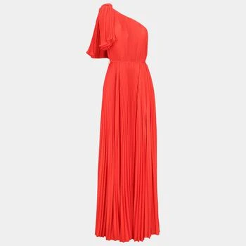 推荐Elie Saab  Women's Synthetic Fibers Long Dress - Orange - S商品