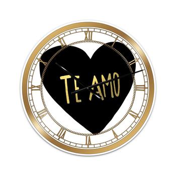 商品Designart | Te Amo Large Glam Wall Clock - 36" x 28" x 1",商家Macy's,价格¥859图片