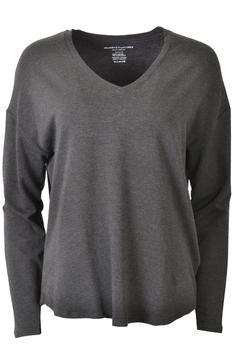 推荐Majestic Filatures M004-FTS632 V Neck Sweater Anthracite商品