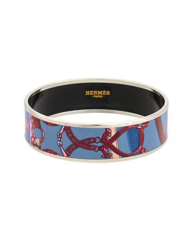 美国爱马仕手镯, [二手商品] Hermes | Hermes Palladium Plated Cavald'or Surnaturel Enamel Bangle (Authentic Pre-商品图片 