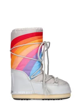 Moon Boot | Icon Tall Rainbow Nylon Snow Boots 