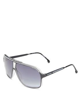 推荐Grand Prix 3 Rectangle Sunglasses, 64mm商品