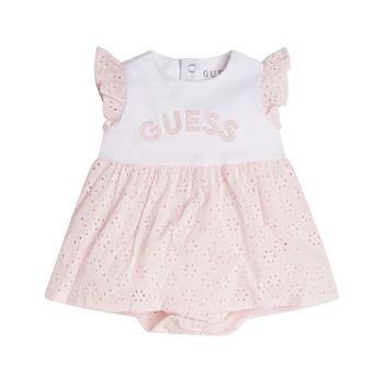 商品Baby Girls Eyelet and Stretch Jersey Bodysuit Dress,商家Macy's,价格¥148图片