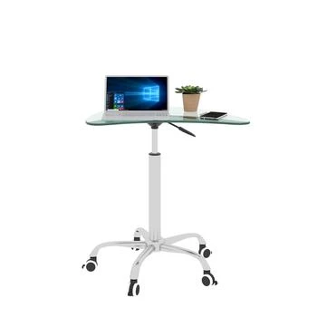 Simplie Fun | Adjustable Height Transparent Tempered Glass Table Desk Table,商家Premium Outlets,价格¥877