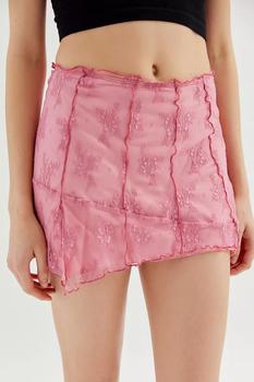 Urban Outfitters | UO Lola Lace Seamed Mini Skirt商品图片,