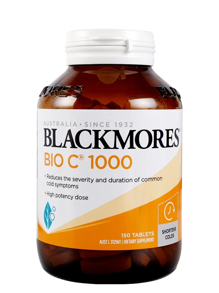 澳洲Blackmores澳佳宝天然活性维生素C高浓度VC咀嚼片1000mg150粒,价格$21.78