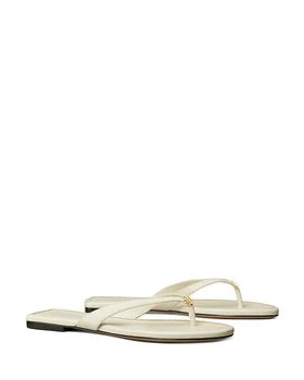 Tory Burch | Women's Classic Leather Flip-Flop 额外9.5折, 满$100享8折, 满折, 额外九五折