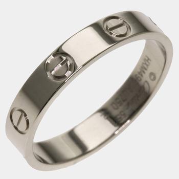 美国卡地亚戒指, [二手商品] Cartier | Cartier Love 18K White Gold Ring EU 55商品图片 9.3折