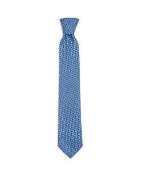 菲拉格慕经典款, Salvatore Ferragamo | Salvatore Ferragamo Men's Horse Shoe Print Silk Classic Tie商品图片 额外7.5折, 额外七五折