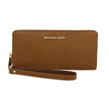 michael kors包行李箱, Michael Kors | Jet Set Travel Leather Continental Wallet - Luggage商品图片 5.7折