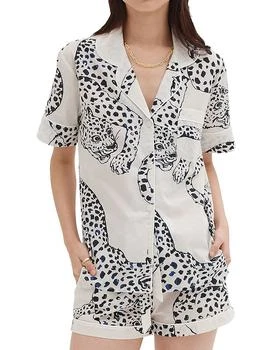 Desmond & Dempsey | Cotton Jaguar Shorts Pajama Set,商家Bloomingdale's,价格¥839
