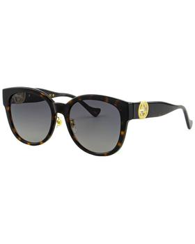 推荐Gucci Women's GG1028SK 56mm Polarized Sunglasses商品