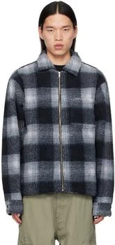 STUSSY | Black & Gray Check Jacket 7.8折