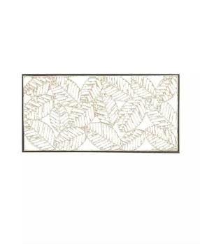 Madison Park | Paper Cloaked Leaves Wall Decor, 15.94" L x 31.89" W,商家Macy's,价格¥1197