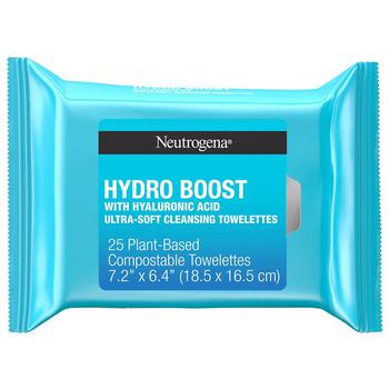 商品Neutrogena | HydroBoost Face Cleansing & Makeup Remover Wipes,商家Walgreens,价格¥65图片
