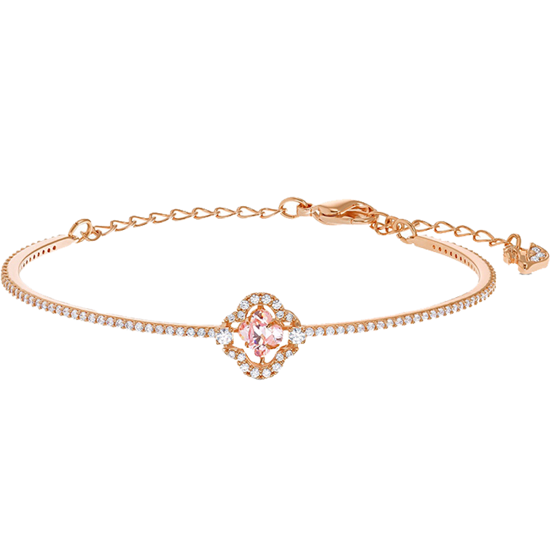 施华洛世奇手链直邮, Swarovski | 施华洛世奇女士玫瑰金色金银镶钻手链 5440636（香港仓发货）商品图片 3.8折×额外8折, 额外八折