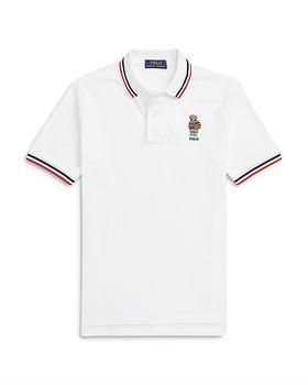 ralph lauren bear, Ralph Lauren | Boys' Polo Bear Cotton Mesh Polo Shirt - Little Kid, Big Kid商品图片 6折, 独家减免邮费