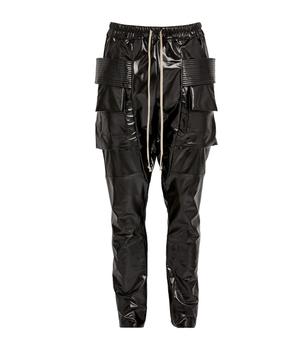 rick owens男裤, Rick Owens | Coated Creatch Cargo Trousers商品图片 