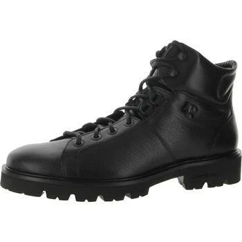 推荐Kenneth Cole New York Mens Rhode Leather Lace Up Hiking Boots商品