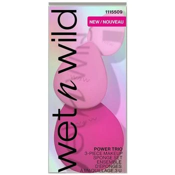 Wet n Wild | Power Trio 3-Piece Makeup Sponge Set,商家Walgreens,价格¥39