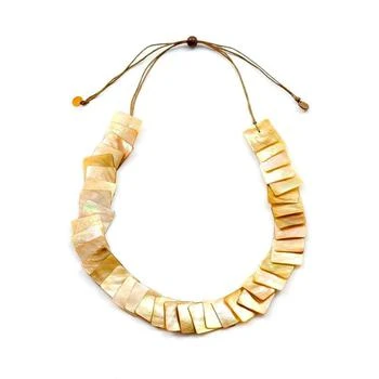 LIKHA | Mother of Pearl Long Necklace Nude Brown,商家Verishop,价格¥570