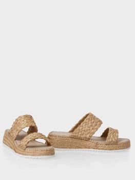 yee si, Marc Cain | Marc Cain Oatmeal Braided Strapped Espadrille Shoes SB SI.08 W11 COL 617商品图片 