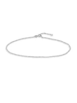 Saks Fifth Avenue | 14K White Gold Chain Anklet,商家Saks OFF 5TH,价格¥1230