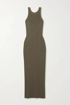 Totême | 罗纹针织中长连衣裙 6.0折×额外9.7折, 额外九七折