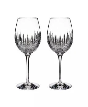 Waterford Crystal | Lismore Diamond Essence Goblet 19 Oz, Set of 2,商家Macy's,价格¥1317