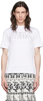 Stella McCartney | White Cotton T-Shirt商品图片,2.5折