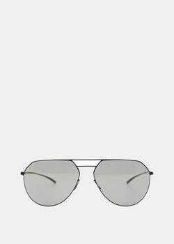 推荐Mykita Black & Grey MMESSE027 Sunglasses商品