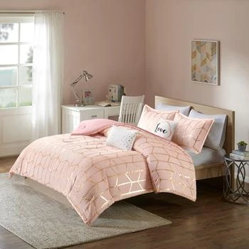 Simplie Fun | Raina Metallic Printed Comforter Set,商家Premium Outlets,价格¥1045