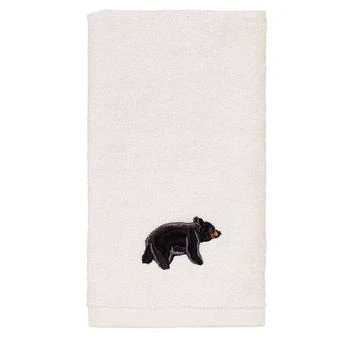 Avanti | Black Playful Bears Lodge Cotton Bath Towel, 27" x 50",商家Macy's,价格¥90