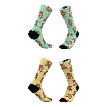 Tribe Socks | Men's and Women's Hipster Bears Socks, Set of 2,商家Macy's,价格¥187