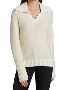 商品VERONICA BEARD | B​rogan Spread Collar Sweater,商家Saks OFF 5TH,价格¥905图片