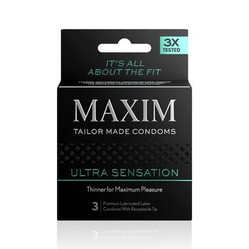 商品MAXIM | Maxim Ultra Sensation Condoms 3PK,商家Verishop,价格¥50图片