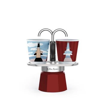 Bialetti | Set Mini Express "R" Magritte Plus 2 Bicc. 2.8 OZ Coffeemaker,商家Macy's,价格¥412